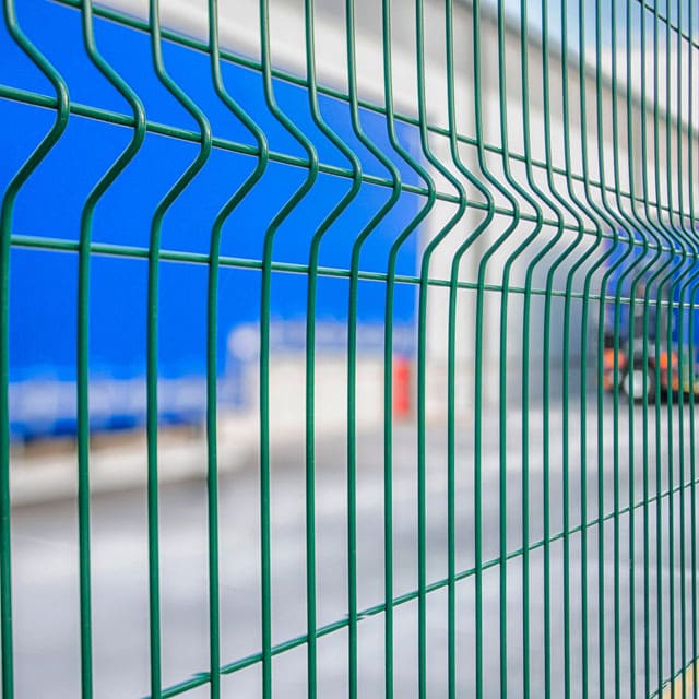 metal wire mesh fence